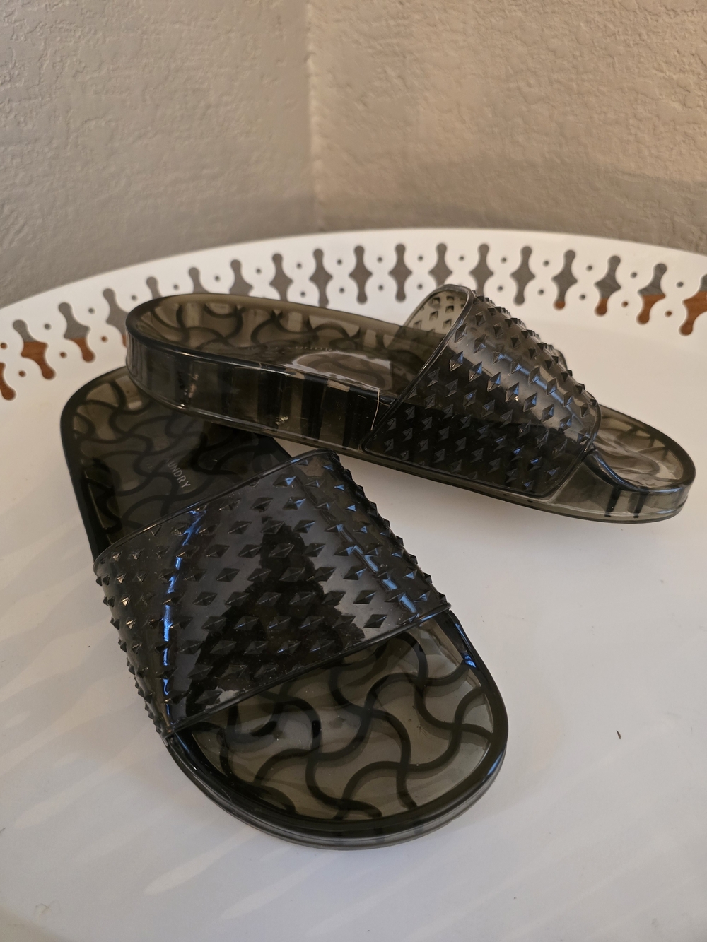 Chinese Laundry Jelly Slide Sandals